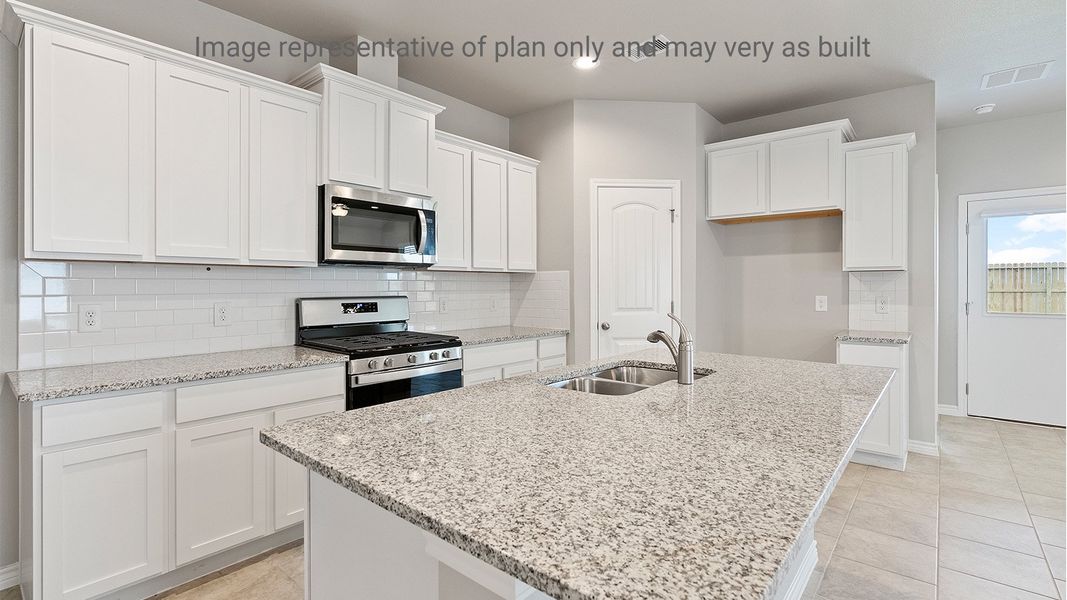 Furnished interior view inside a new home in London Towne, Corpus Christi (Image 3).