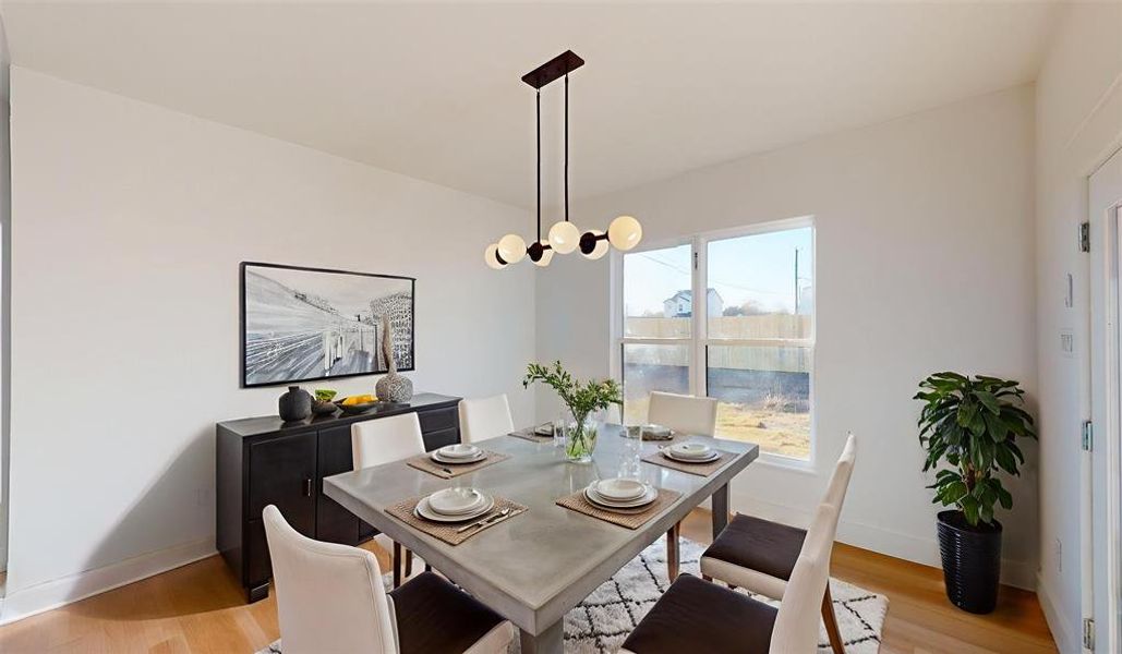 Furnished interior view inside a new home in , Fort Worth (Image 8). Furnished interior view inside a new home in , Fort Worth (Image 8).