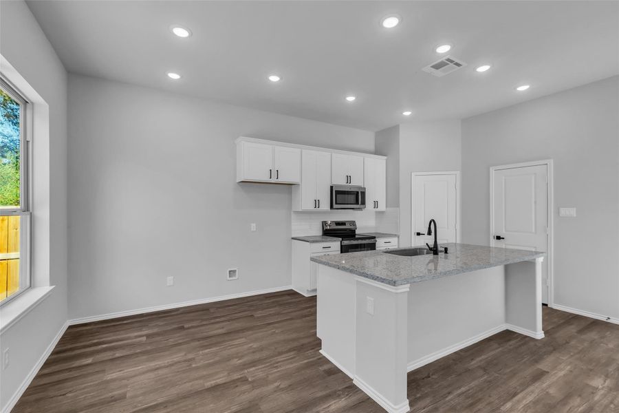 Furnished interior view inside a new home in , Cleveland (Image 5).