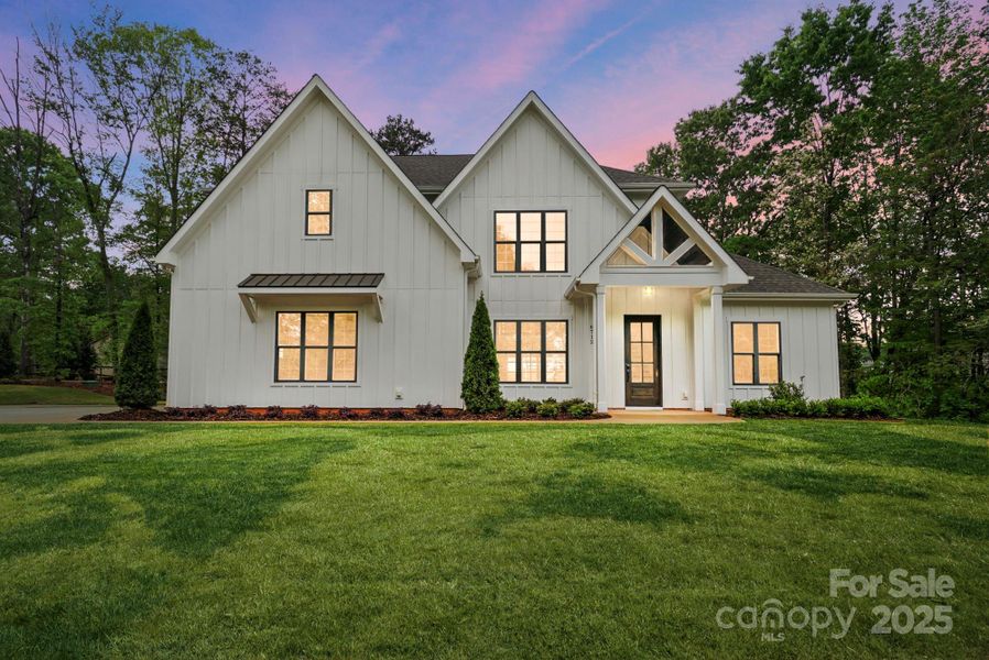 Front exterior of a new home in , Sherrills Ford, NC, highlighting curb appeal (Image 27). Front exterior of a new home in , Sherrills Ford, NC, highlighting curb appeal (Image 27).