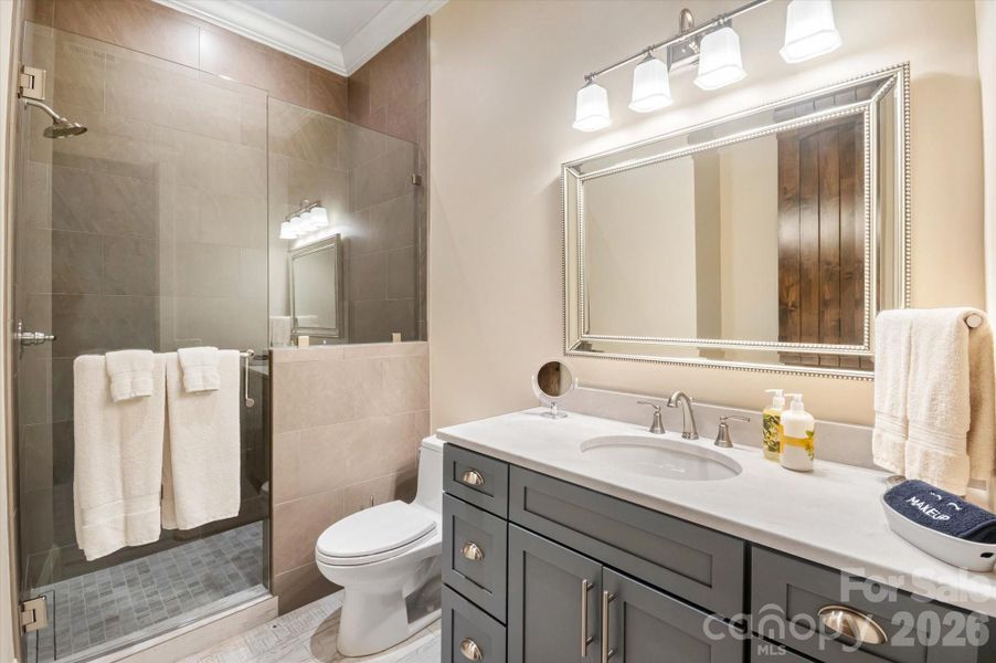 Furnished interior view inside a new home in , Lake Toxaway (Image 7).