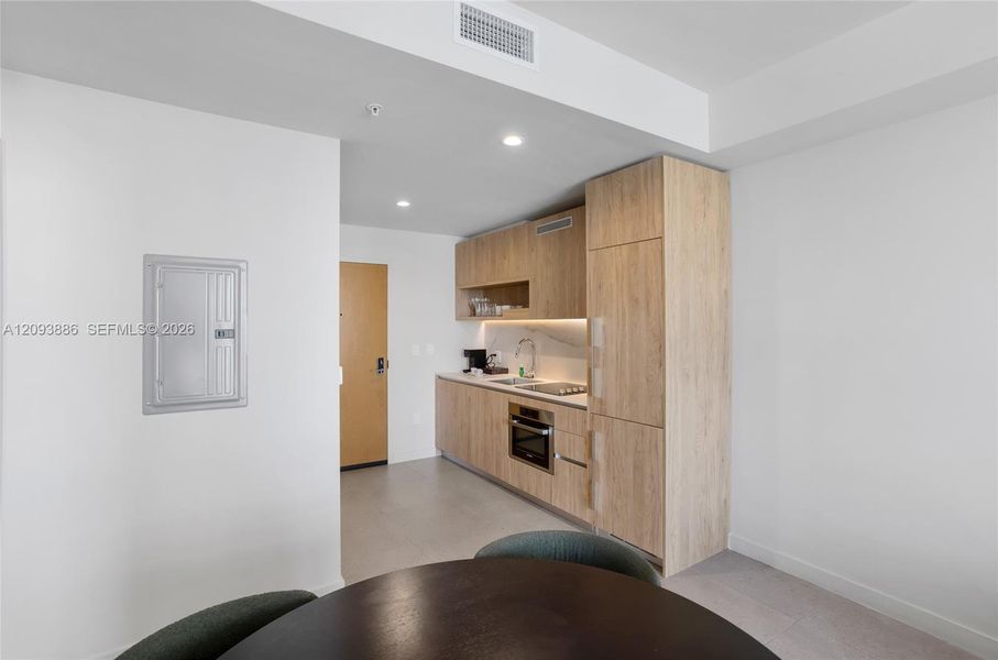 Furnished interior view inside a new home in , Miami (Image 9). Furnished interior view inside a new home in , Miami (Image 9).