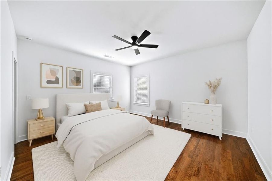 Furnished interior view inside a new home in Silvercrest Lakes, Acworth (Image 11).