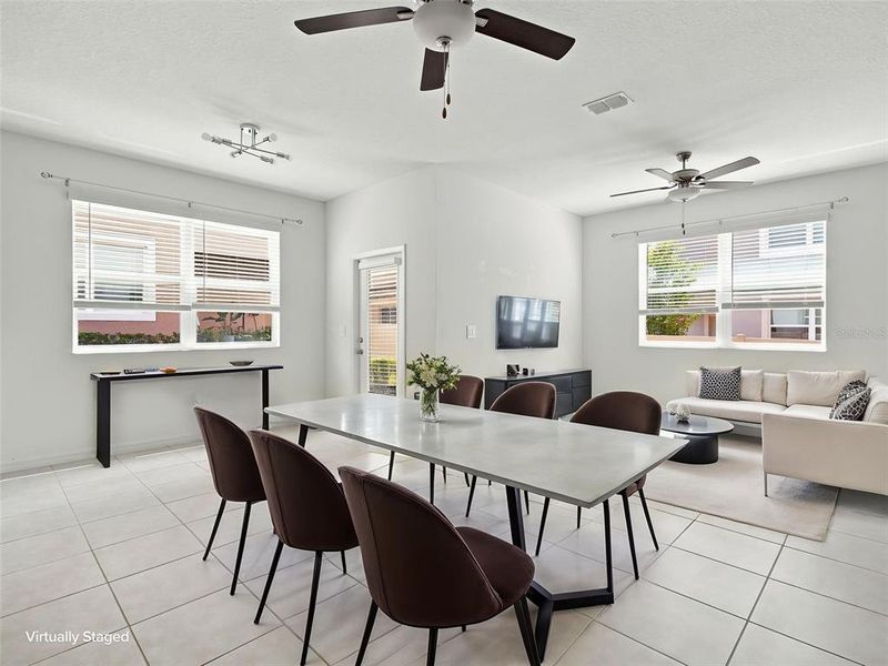 Furnished interior view inside a new home in , San Antonio (Image 10).