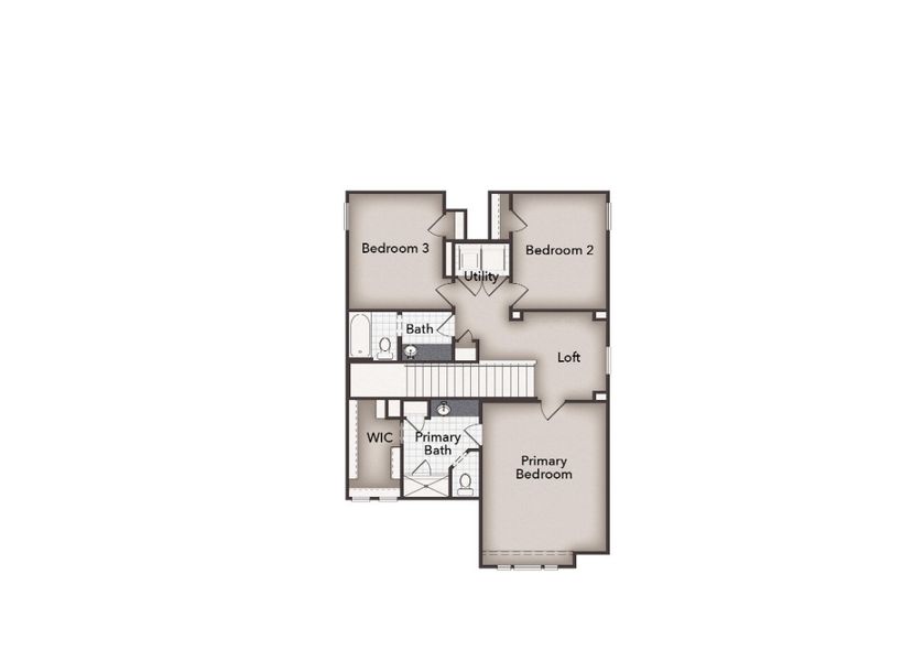 2D floor plan layout for the Applewhite Meadows 1950 by Brohn Homes in Applewhite Meadows, San Antonio, TX (Image 3). 2D floor plan layout for the Applewhite Meadows 1950 by Brohn Homes in Applewhite Meadows, San Antonio, TX (Image 3).