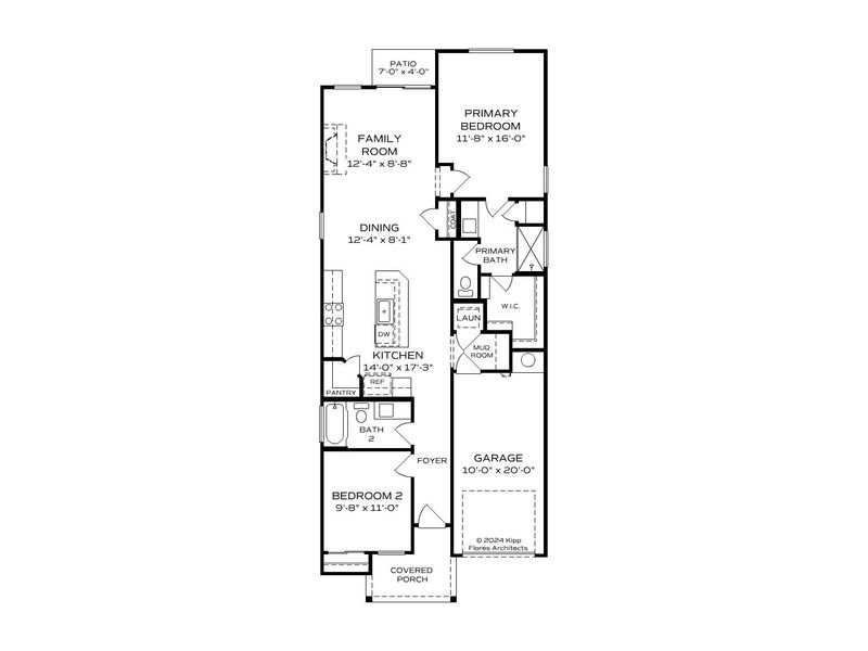 2D floor plan layout for the The Marietta A by Davidson Homes LLC in South Ranch Southern Collection, Prescott, AZ (Image 3). 2D floor plan layout for the The Marietta A by Davidson Homes LLC in South Ranch Southern Collection, Prescott, AZ (Image 3).