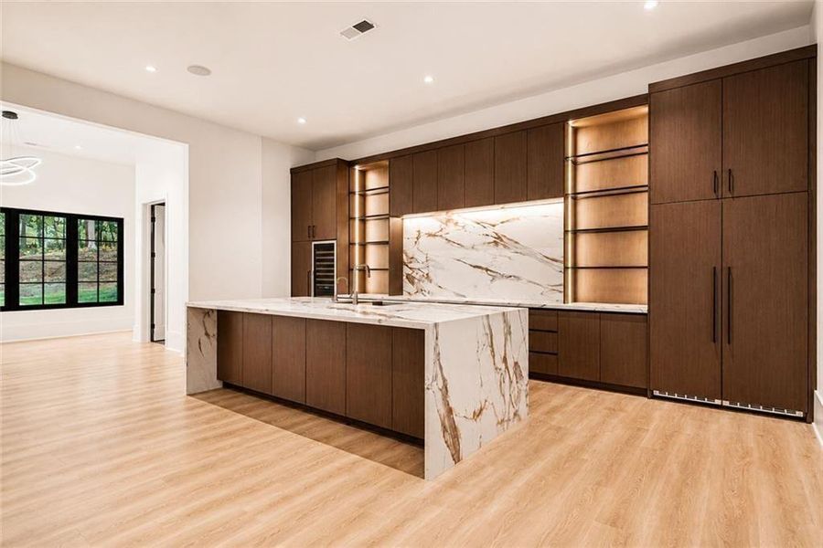Furnished interior view inside a new home in , Alpharetta (Image 54).