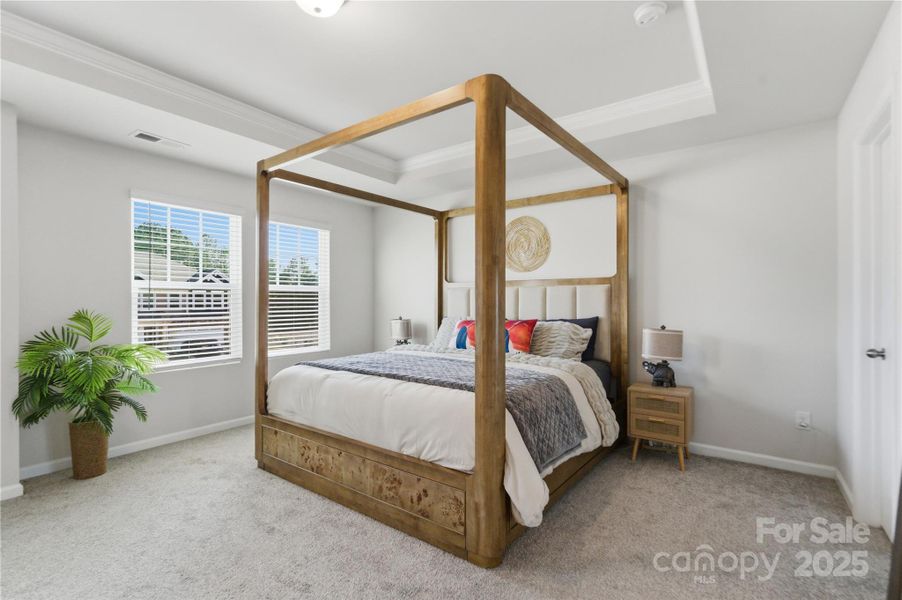 Upper level primary bedroom