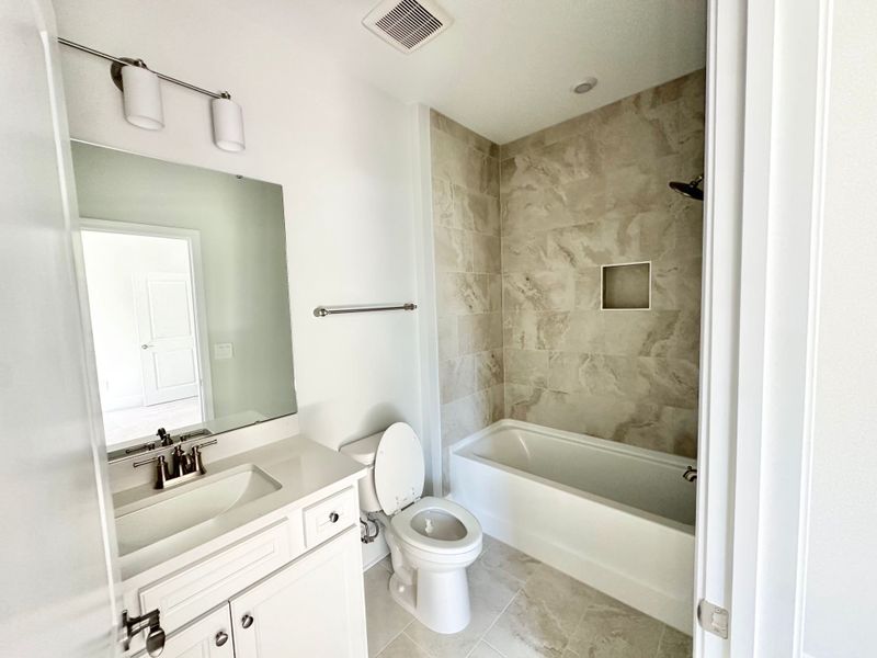 Furnished interior view inside a new home in Del Webb Wilmington at Mallory Creek, Leland (Image 4).