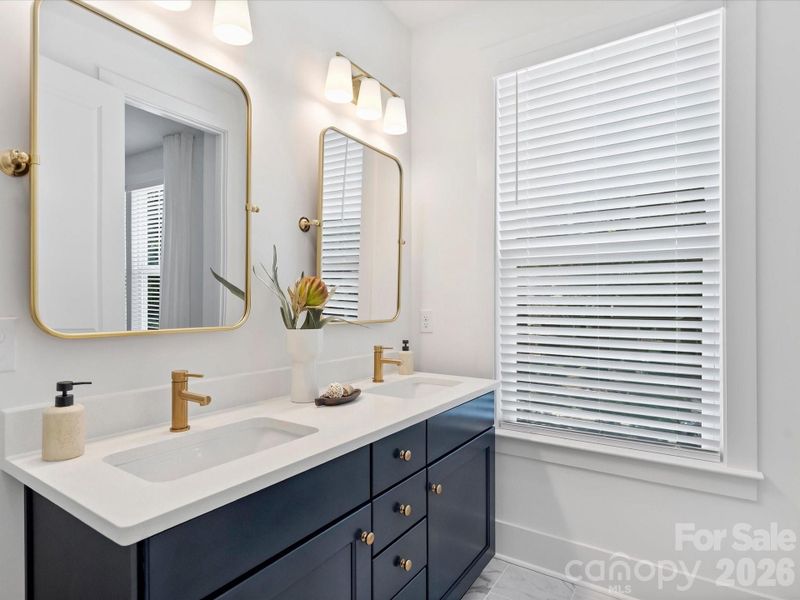 Furnished interior view inside a new home in , Charlotte (Image 18).