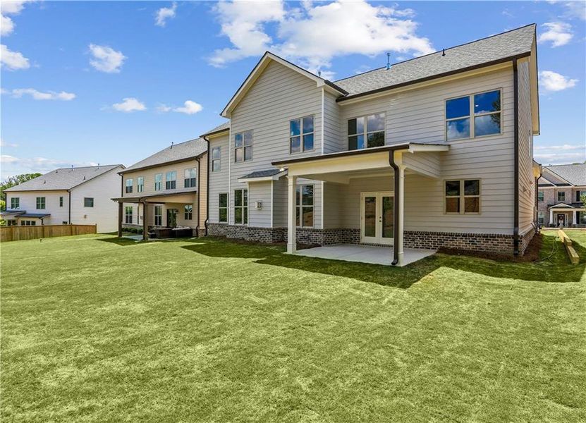 Exterior details and patio area of a home in , Sugar Hill (Image 3).