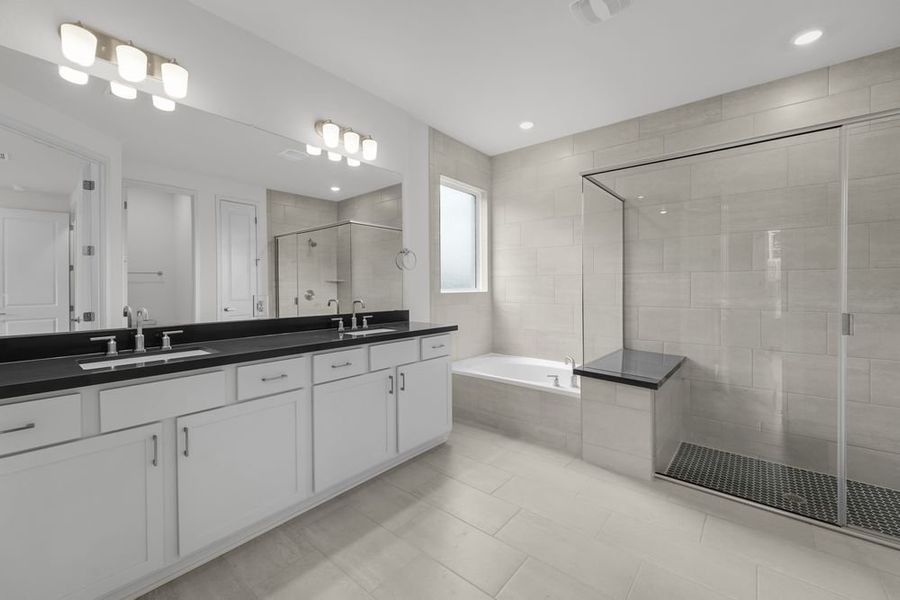 Furnished interior view inside a new home in Parkside on the River 60s, Georgetown (Image 8).