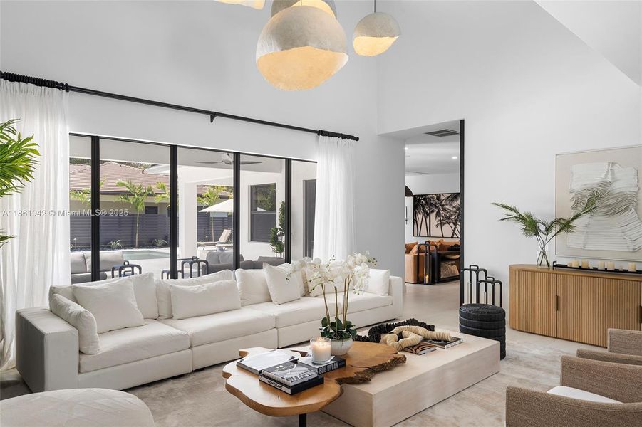 Furnished interior view inside a new home in , Miami (Image 40). Furnished interior view inside a new home in , Miami (Image 40).