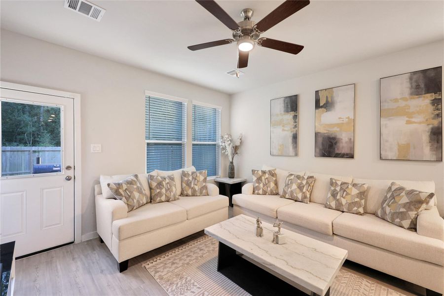 Furnished interior view inside a new home in , Porter (Image 21).