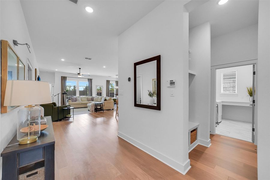 Furnished interior view inside a new home in , Cypress (Image 25).