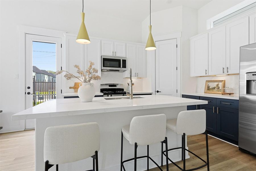 Furnished interior view inside a new home in , Houston (Image 27).