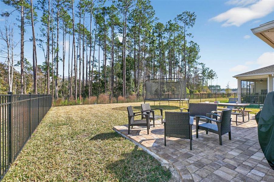 Exterior details and patio area of a home in Trailmark, St. Augustine (Image 29).