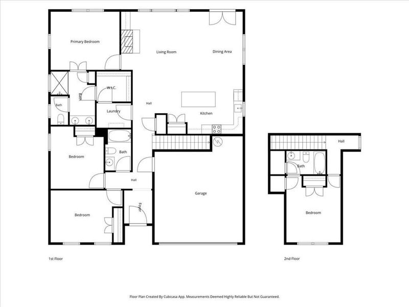 2D floor plan layout of this home in , Dallas, GA (Image 4).