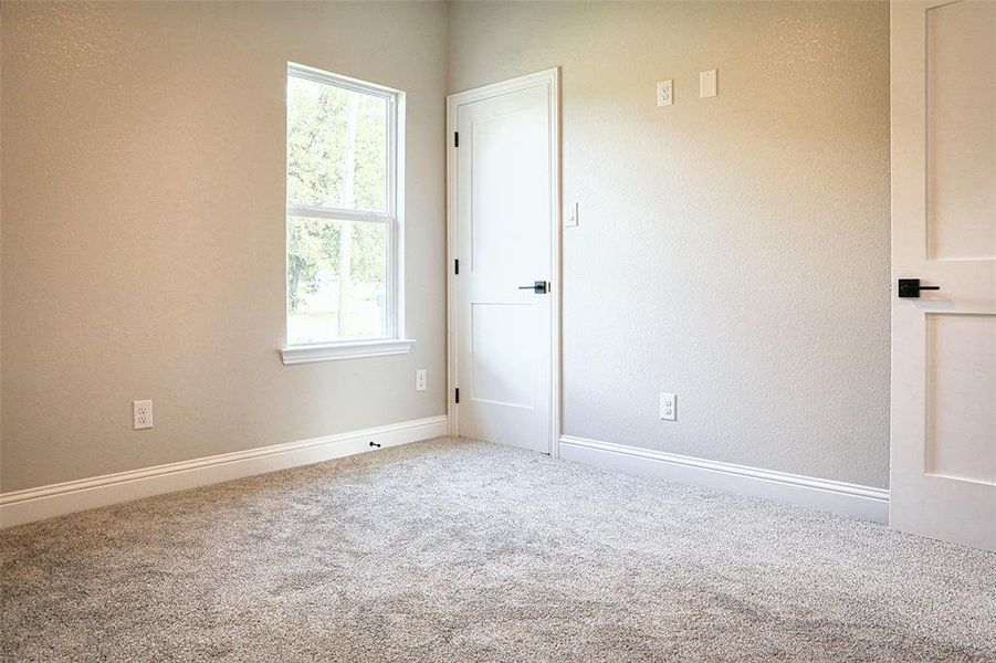 Empty room featuring carpet