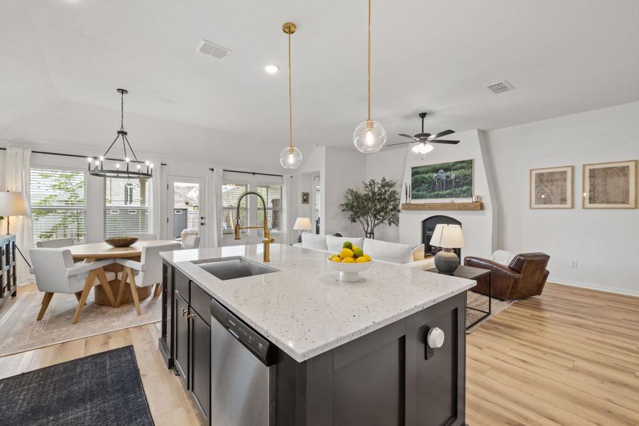 Kitchen looking towards Living Room