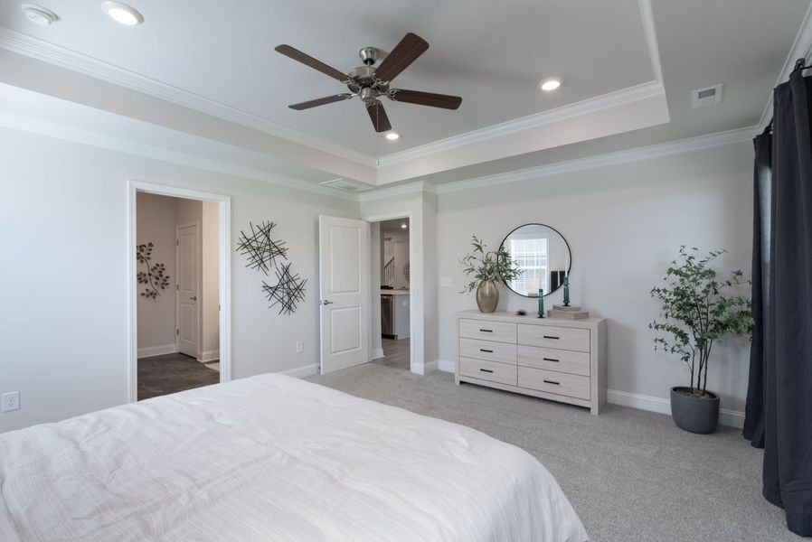 Furnished interior view inside a new home in Harvest Creek, Nashville (Image 25). Furnished interior view inside a new home in Harvest Creek, Nashville (Image 25).