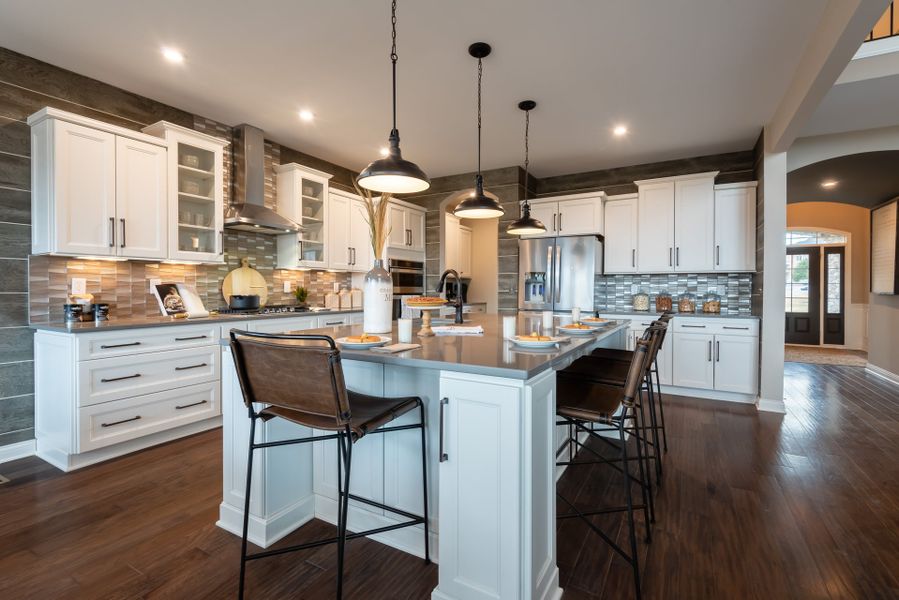 Furnished interior view inside a new home in The Estates and Meadows at Floyds Fork, Louisville (Image 16).