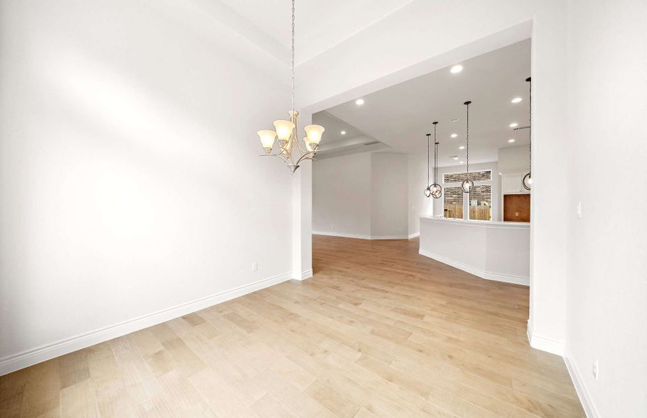 Representative unfurnished interior of a home built from the 3049AU by Ravenna Homes in Audubon 60′, Magnolia (Image 30).