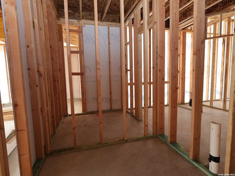 In-progress construction of a new home in Mesquite Ridge, San Antonio, TX (Image 25).