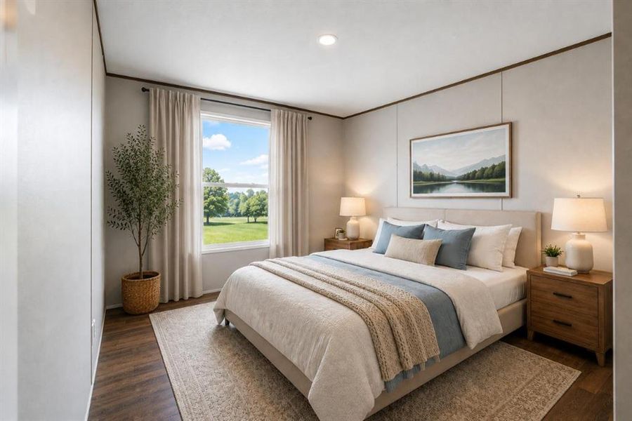 Furnished interior view inside a new home in , Springtown (Image 7).