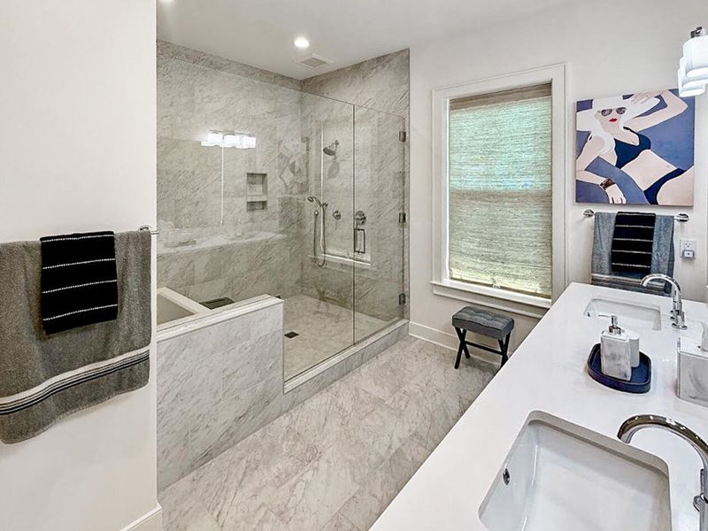 Furnished interior view inside a new home in , Charleston (Image 17).
