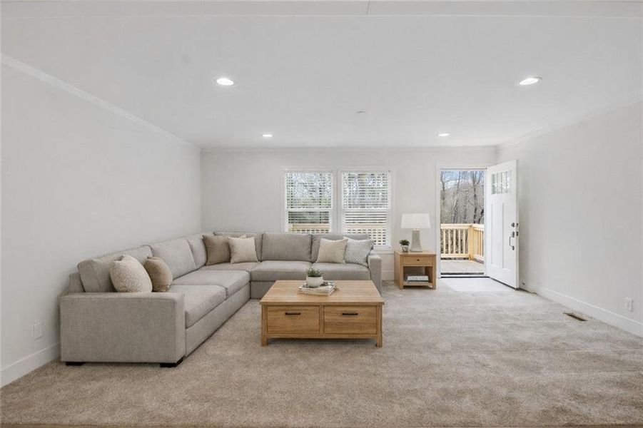 Furnished interior view inside a new home in , Ball Ground (Image 8).