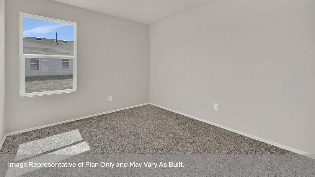 Representative unfurnished interior of a home built from the The Baylor by D.R. Horton in Navarro Fields, Seguin (Image 12).