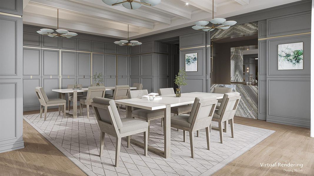 Dining Room Bar Rendering Dining Room Bar Rendering