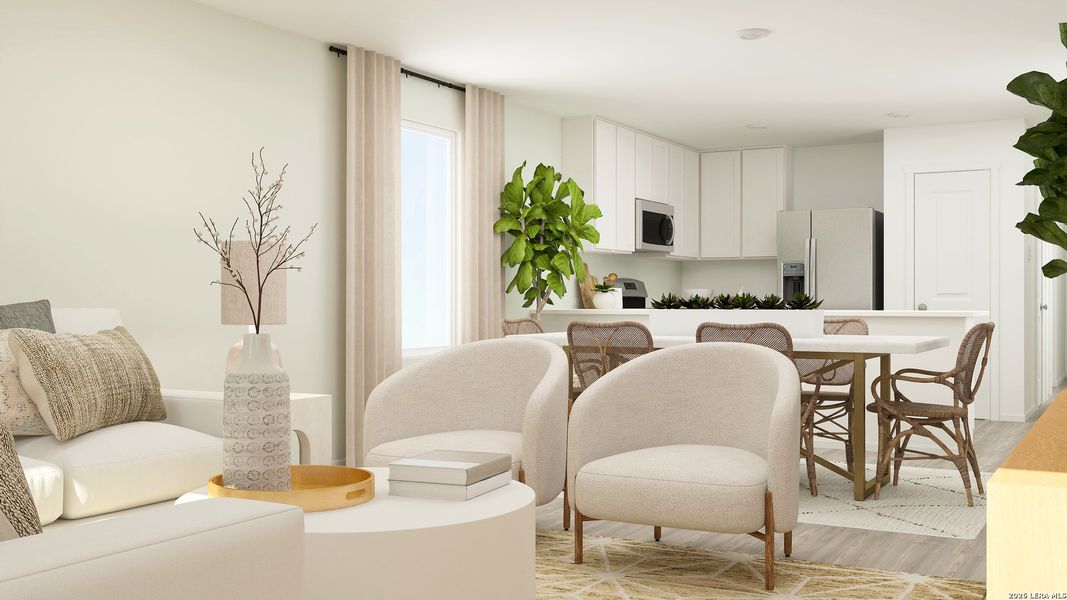 Furnished interior view inside a new home in Stone Garden, Elmendorf (Image 5).