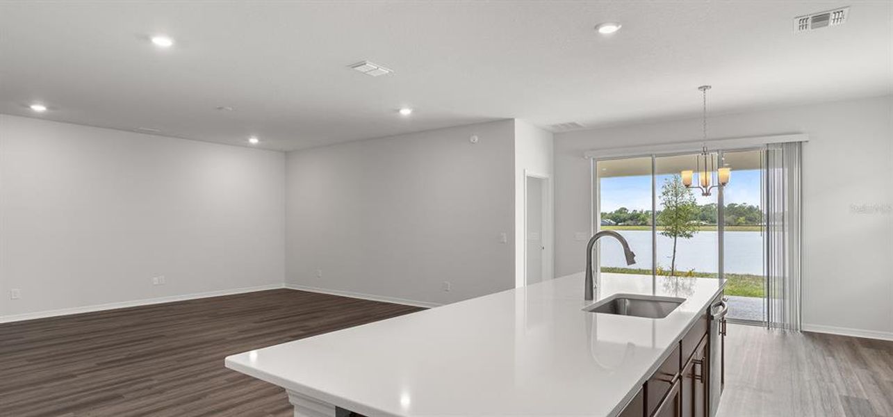 Furnished interior view inside a new home in The Crossings - Single-Family Homes, St. Cloud (Image 10).