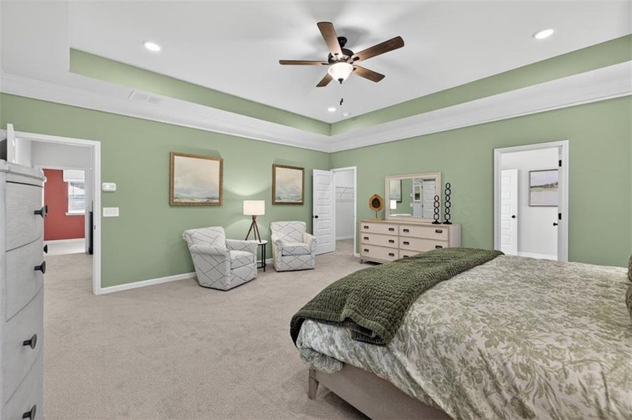Furnished interior view inside a new home in Sagebrook, Powder Springs (Image 27).