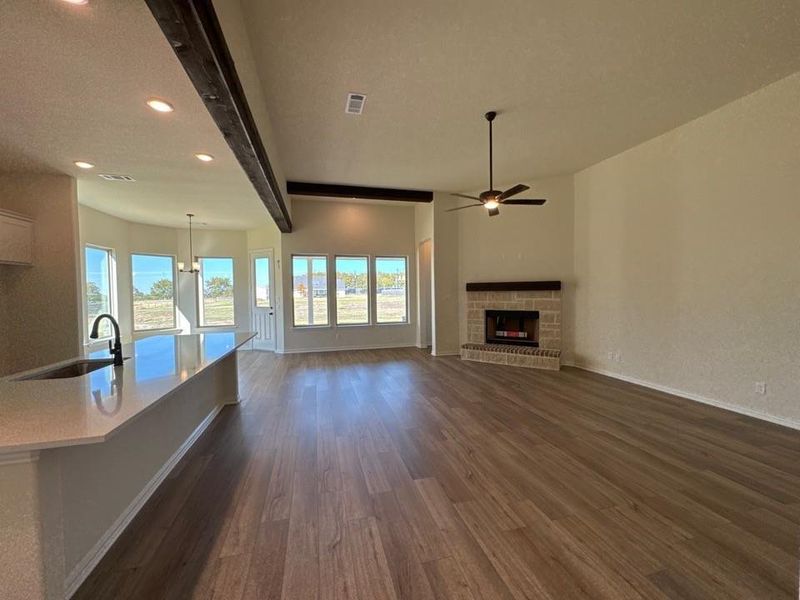 Spacious, unfurnished interior of a new home in Nash Estates, Tom Bean (Image 19). Spacious, unfurnished interior of a new home in Nash Estates, Tom Bean (Image 19).