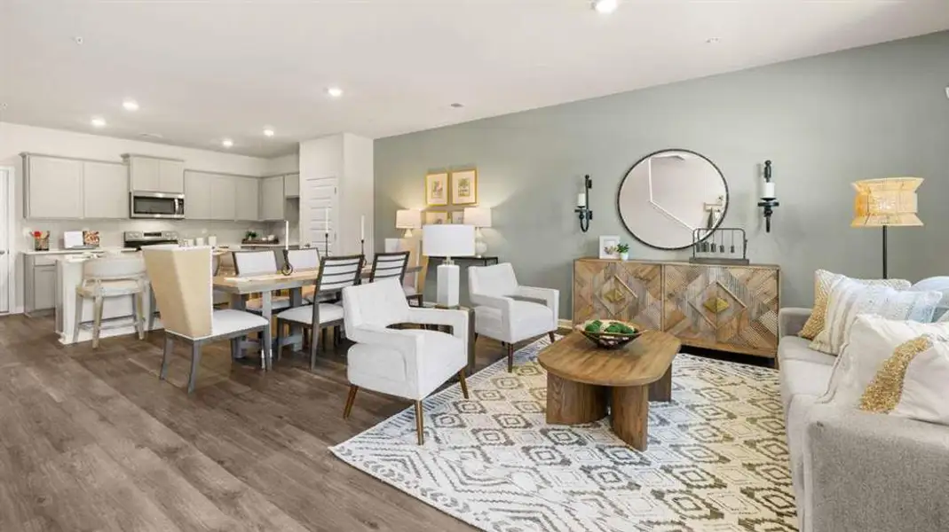 Furnished interior view inside a new home in , Stockbridge (Image 4).