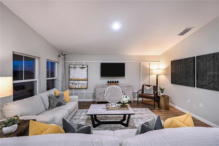 Furnished interior view inside a new home in Scenic Terrace, Haines City (Image 16).