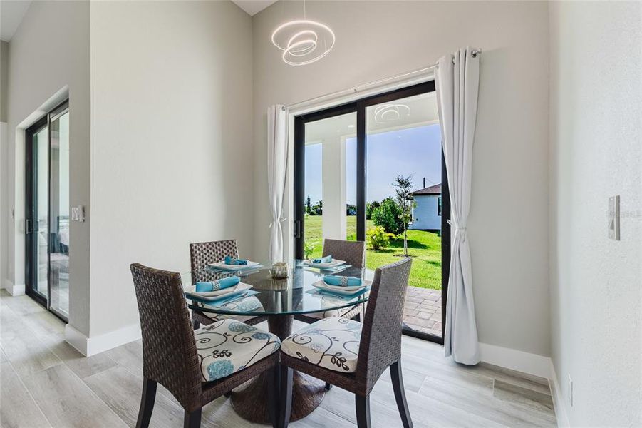 Furnished interior view inside a new home in , Cape Coral (Image 15). Furnished interior view inside a new home in , Cape Coral (Image 15).