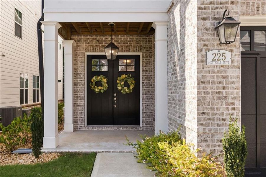 Exterior details and patio area of a home in , Marietta (Image 3). Exterior details and patio area of a home in , Marietta (Image 3).