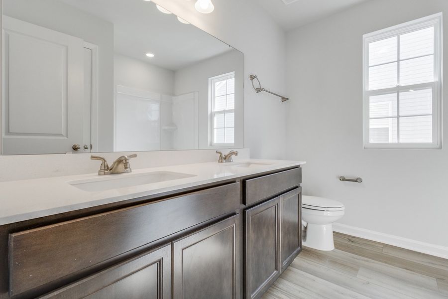 Furnished interior view inside a new home in Winston Point, Gilbert (Image 12).