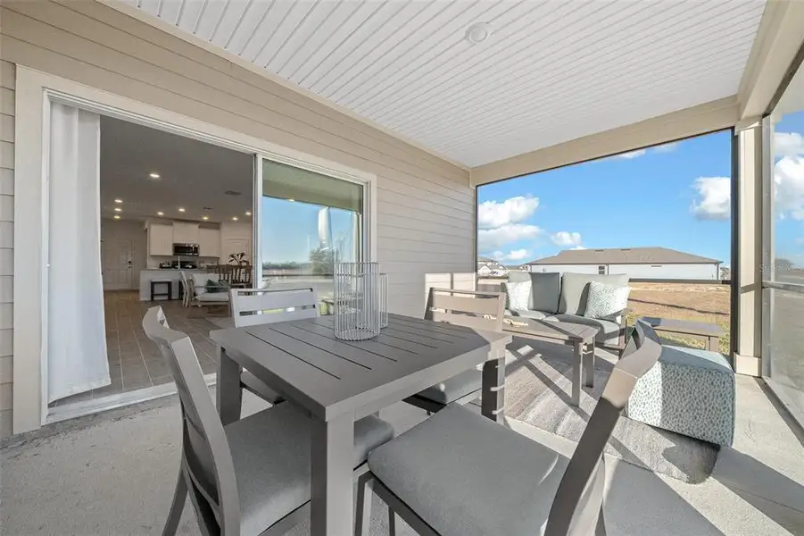 Exterior details and patio area of a home in Pioneer Ranch, Ocala (Image 3).