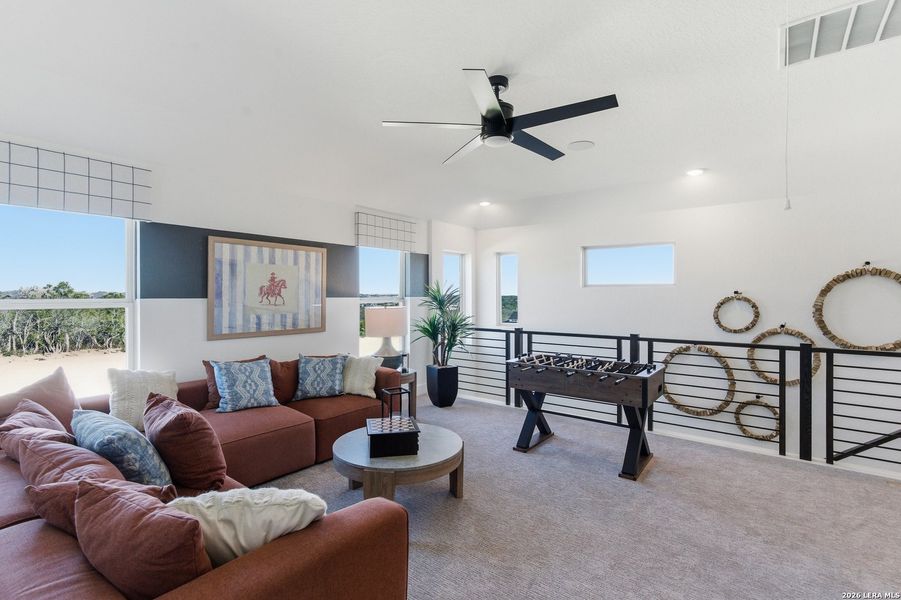Furnished interior view inside a new home in Prominence, San Antonio (Image 18).