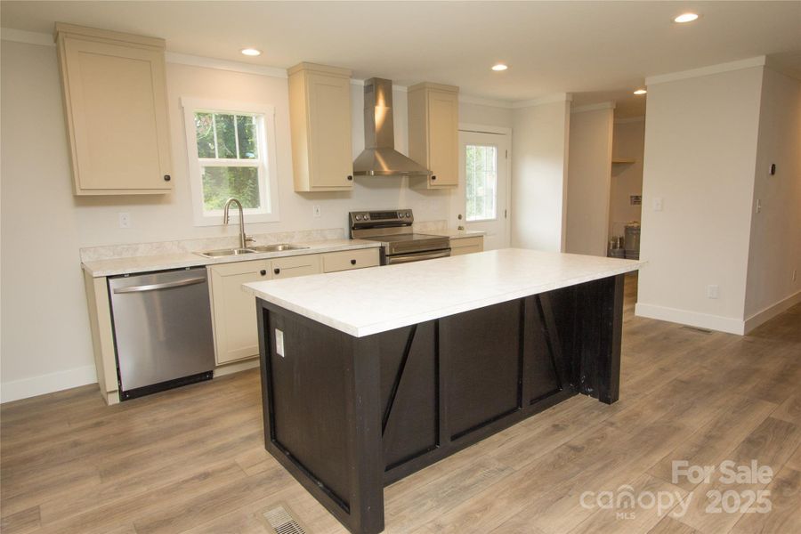 Kitchen towards Laundry Room