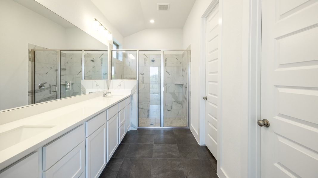 Furnished interior view inside a new home in Easton Park, Austin (Image 6).