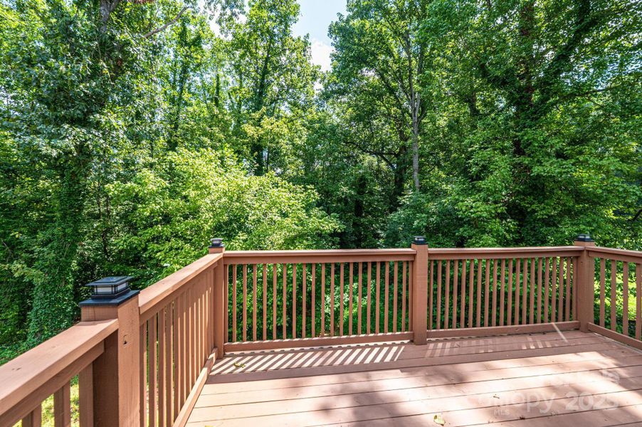 Exterior details and patio area of a home in , Hickory (Image 22).
