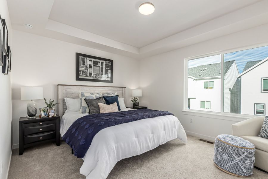 Furnished interior view inside a new home in Parkside at Victory Ridge, Colorado Springs (Image 12).