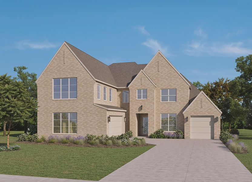 Representative exterior photo of a completed home built from the The Grayson by Homebound in Park Place, Prosper, TX (Image 14).