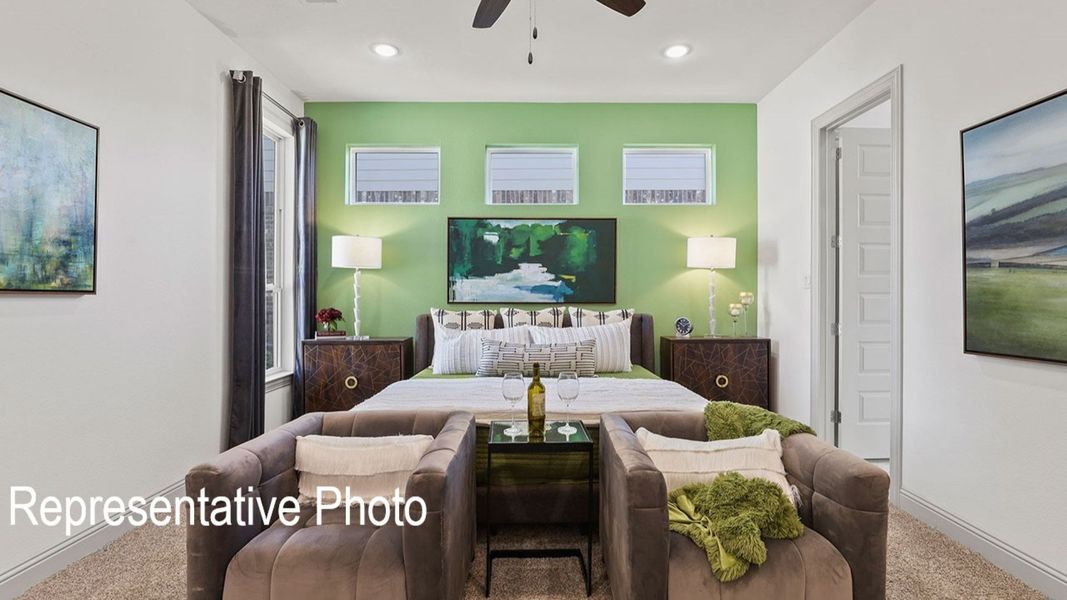 Furnished interior view inside a new home in Solterra Texas, Mesquite (Image 8).